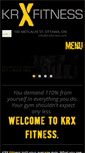 Mobile Screenshot of krxfitness.com